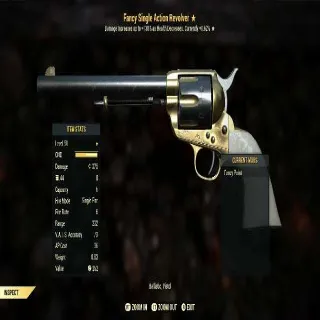Fancy Single Action Revolver (Bloodied)