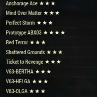 10 Unique Legendary Weapon Bundle
