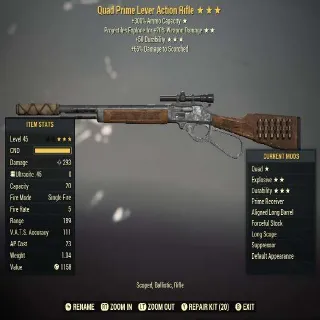 QE50BS LEVER ACTION RIFLE