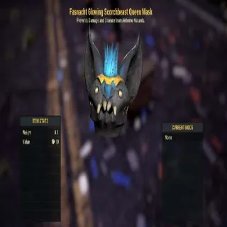 Fasnacht Glowing Scorchbeast Queen Mask