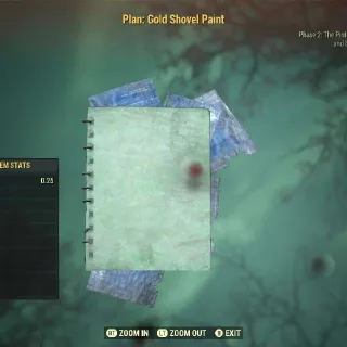 Plan: Gold Shovel Paint