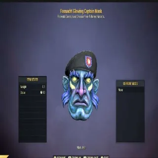 Fasnacht Glowing Captain Mask