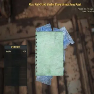 Plan: Pint-sized Slasher Power Armor Arms Paint