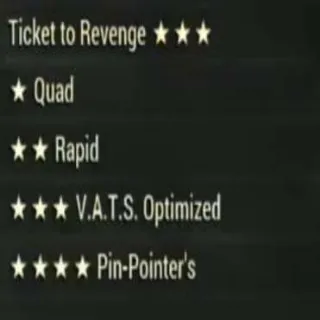 Q2535 Pin-pointer's Ticket To Revenge (Mods)