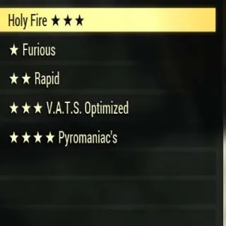 F2525 Pyromaniac Holy Fire