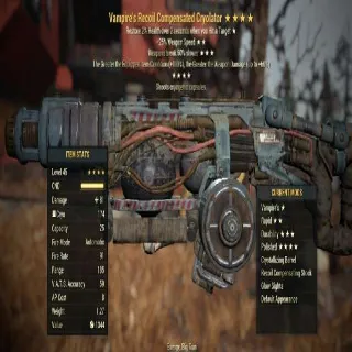 Vampire's +25% Weapon Speed Break 50% Slower Polished