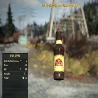 100 Irradiated Sunset Sarsaparilla