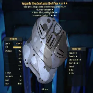 Vanguard's Hauler's Urban Scout Armor Chest Piece (New Mod)
