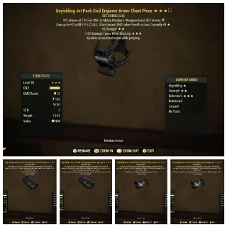 Unyielding mixed Civil Engineer Armor