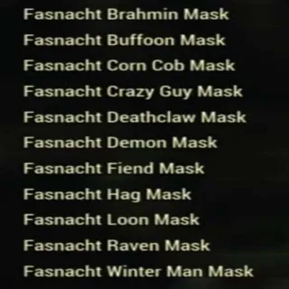 Fasnacht Masks