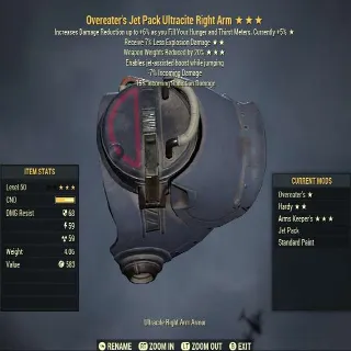 Jet Pack Ultracite Right Arm