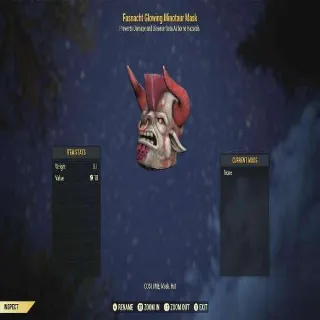 Fasnacht Glowing Minotaur Mask