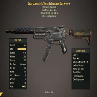 Q2535 10mm Submachine Gun