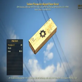 Enclave Plasma Gun Aligned Flamer Barrel