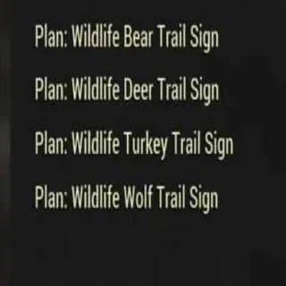 All 4 Wildlife Trail Sign