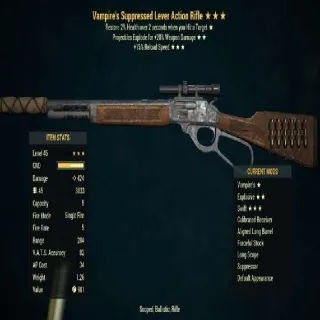 Ve15r Lever Action Rifle