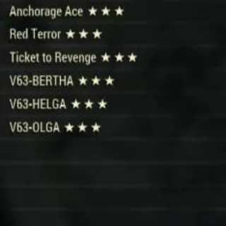 6 Unique Legendary Weapon Bundle