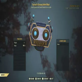 Fasnacht Glowing Robot Mask