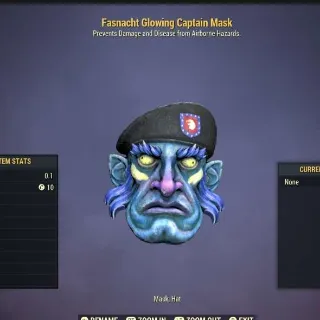 Fasnacht Glowing Captain Mask