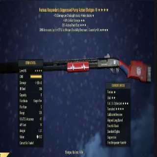 F50c35 Tarnished Pump Action Shotgun