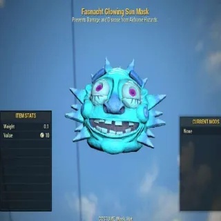 Fasnacht Glowing Sun Mask