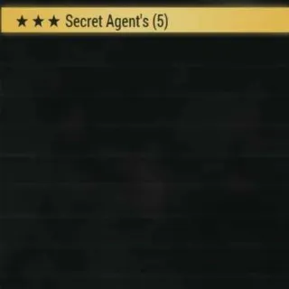 5 Secret Agent's mod