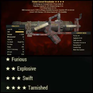 Fe15r Tarnished Cursed Broadsider (Mods)