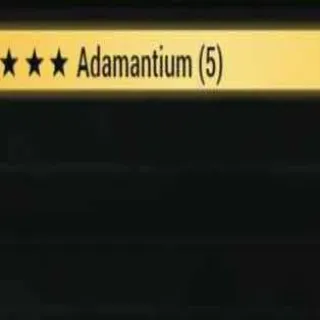 5 Adamantium mods