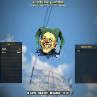 Fasnacht Glowing Jester Mask
