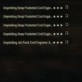 Unyielding Civil Engineer Armor Set