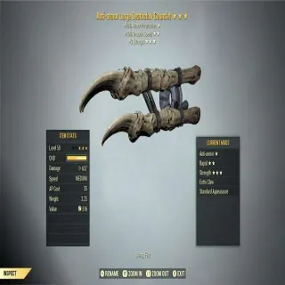 AA40WS+3 DEATHCLAW GAUNLET