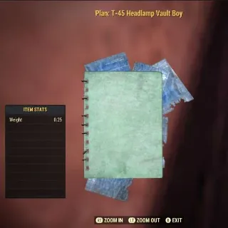 Plan:T-45 Headlamp Vault Boy
