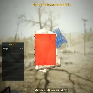 Plan: Dark Hollow Manor Snow Globe