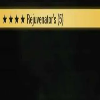 5 Rejuvenator's mods