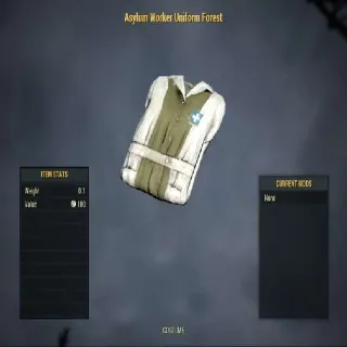 Asylum Worker Uniform Forest