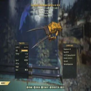 Exe +40 Weapon Speed -35% Action Point Cost Icemen's mole miner gauntlet