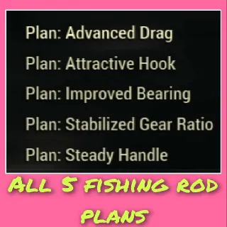 All 5 Fishing Rod Plans + 1000 Bait-improved