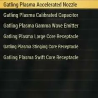 All 6 New Gatling Plasma Mods