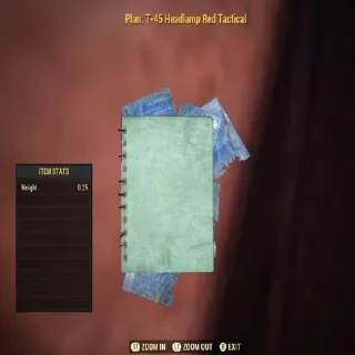 Plan: T-45 Headlamp Red Tactical