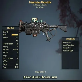 Enclave Plasma Rifle (Aligned Flamer Barrel)