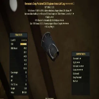 Overeater's Vector Civil Engineer Armor Left Leg (New Mod)