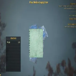 Plan: Medium Supply Crate