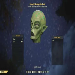 Fasnacht Glowing Alien Mask