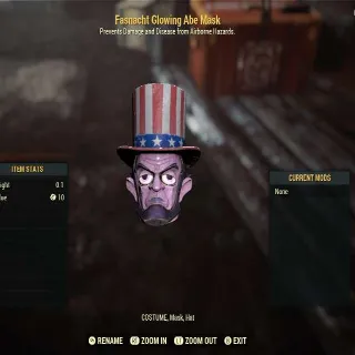 Fasnacht Glowing Abe Mask