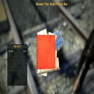 Plan: Vault 94 Stash box