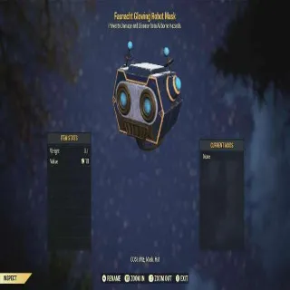 Fasnacht Glowing Robot Mask