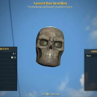 Fasnacht Bone Head Mask