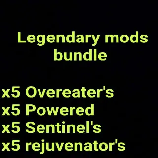 Legendary Mods Bundle (For Power Armor)