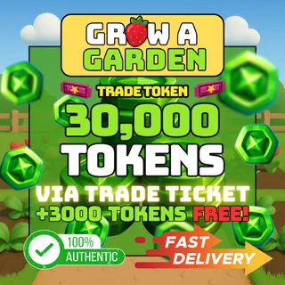 GROW A GARDEN TOKENS 30,000+FREEBIES