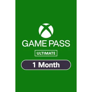 Xbox Game Pass Ultimate – 1 Month TRIAL Subscription (Xbox/Windows)  Non-stackable Key UNITED STATES